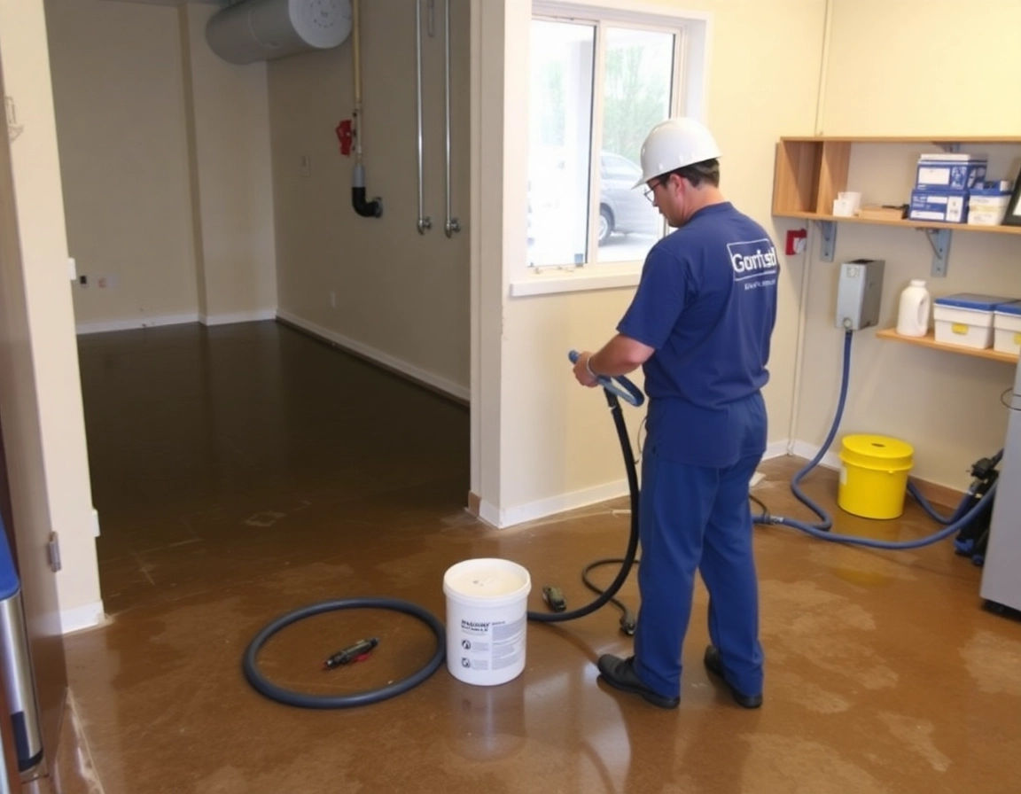 Water Damage Restoration Service in Central Garage